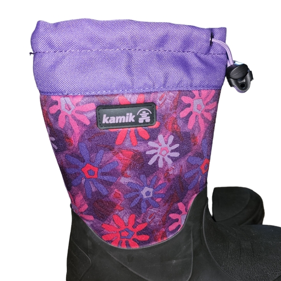 NWOB KAMIK Stormin 2 Girls Snow Rain Boots Sz. 4 - Picture 3 of 7